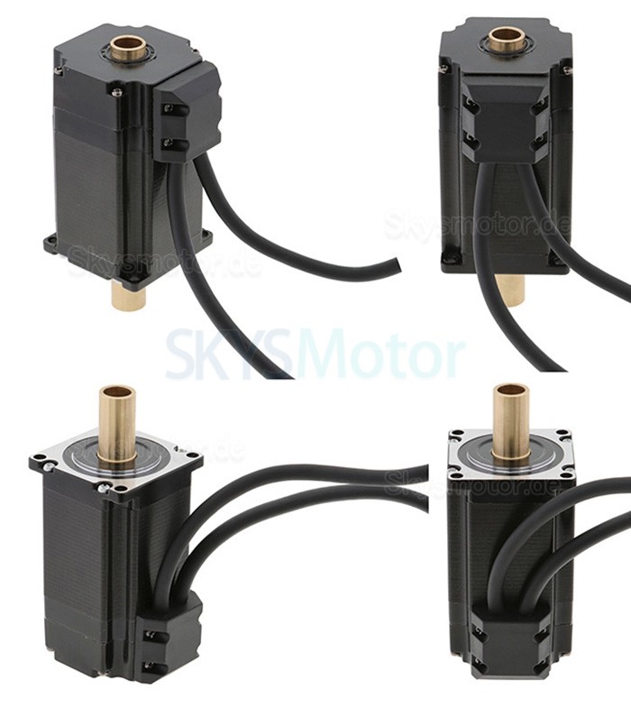 Nema 23 Hohlwellen Schrittmotor OK57DL76EC1-B-NK30 1,8° 1,89Nm 4,2A 2,52V Doppelwelle